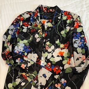 Banana Republic Multicolor Floral Blouse